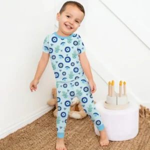 Mini Mystic Family Matching Bamboo Two Piece Short Sleeve Pajama Set
