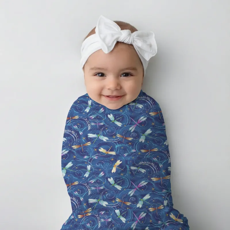 Moonlit Wings Bamboo Swaddle Blanket