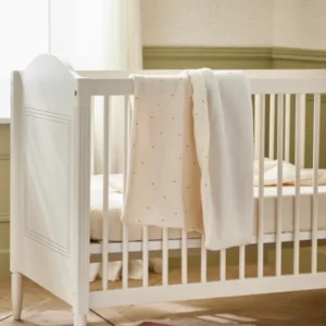Baby-Plaid aus strukturierter Baumwolle und Mikrofleece