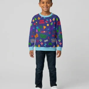 Gamer Mode On Family Matching Bamboo Crewneck Sweatshirt