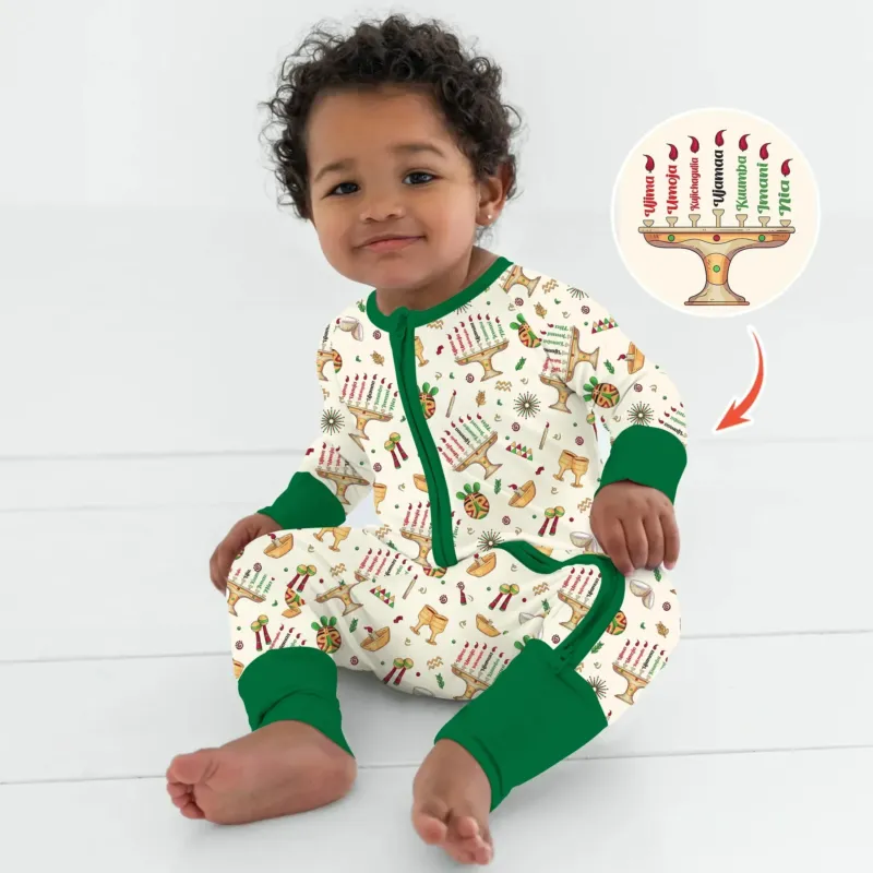 Happy Kwanzaa Bamboo Convertible Zippy