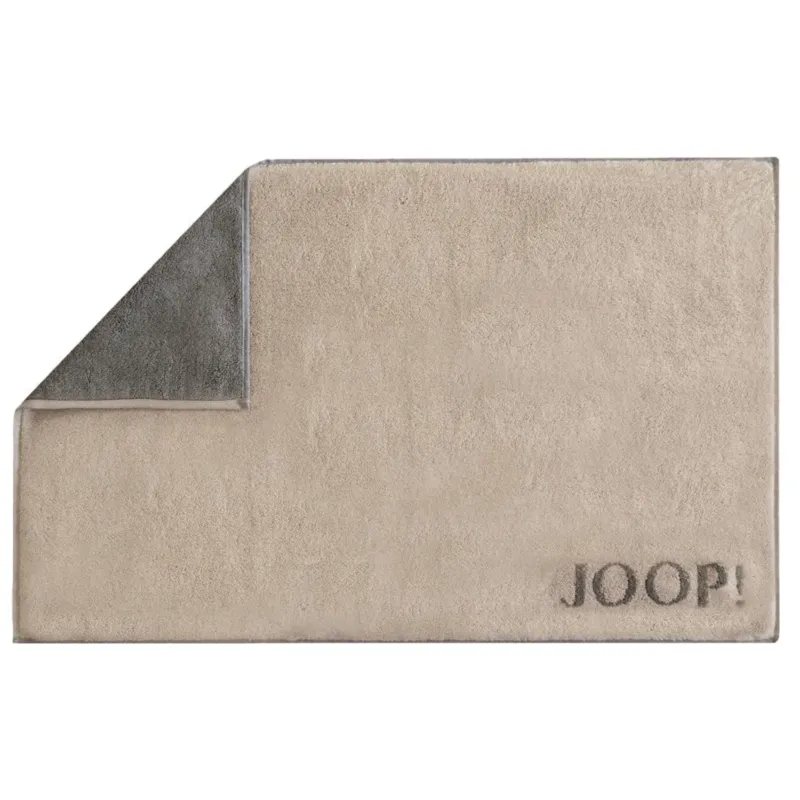 Badteppich 50 x 80 cm Doubleface Sand Graphit