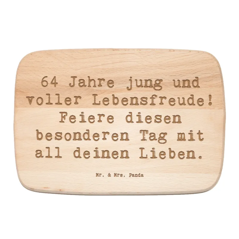 Frühstücksbrett Spruch 64. Geburtstag Freude|p:1735545|h:830f115f15d98eeece040bc11150ec62
