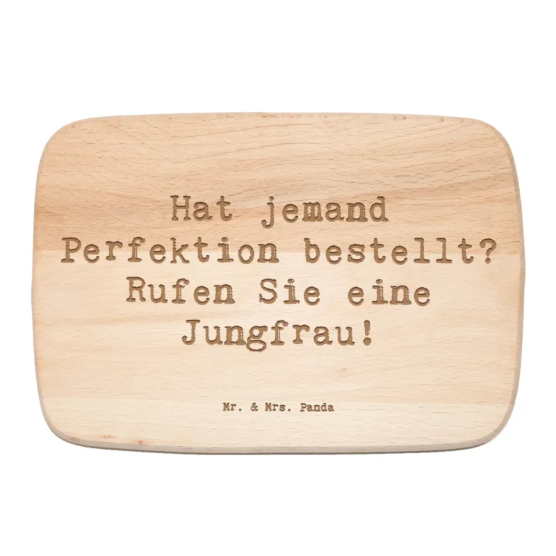 Frühstücksbrett Spruch Jungfrau Perfektion|p:1790478|h:68794f9718654039746d43217ec55baf