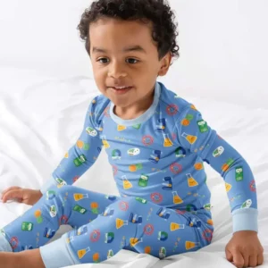 Scientist Lover Family Matching Bamboo Two Piece Long Sleeve Pajama Set