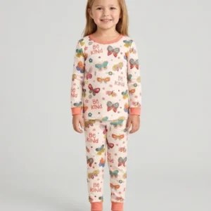 Be Kind Bamboo Two Piece Long Sleeve Pajama Set