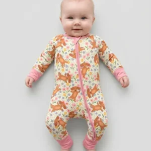 Dachshund Blooms Family Matching Bamboo Convertible Zippy