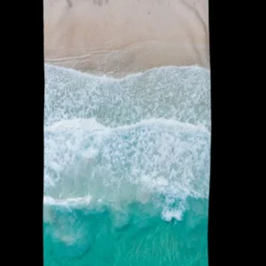 BeachTowel Poly Velours Guten Morgen Multi - Gesloten