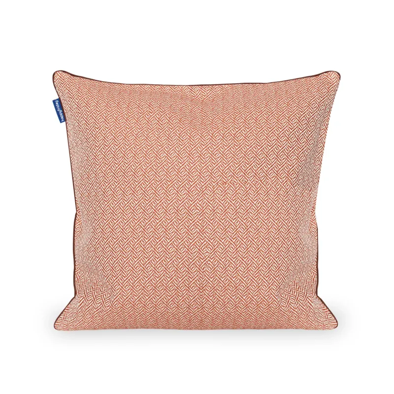 Herringbone Funda de cojín decorativo 50x50 cm Terracota