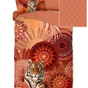 Hip Satin Duvet Cover "Anakin" - Terra - Dubbele instopflap