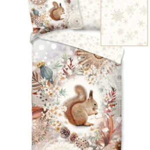 Hip Flanellen Duvet Cover "Romar" - Sand - Rits