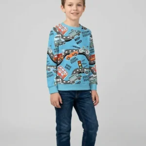 Zoom Zoom Beep Beep Bamboo Crewneck Sweatshirt
