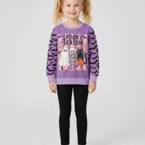 Bats & Boos Family Matching Bamboo Crewneck Sweatshirt