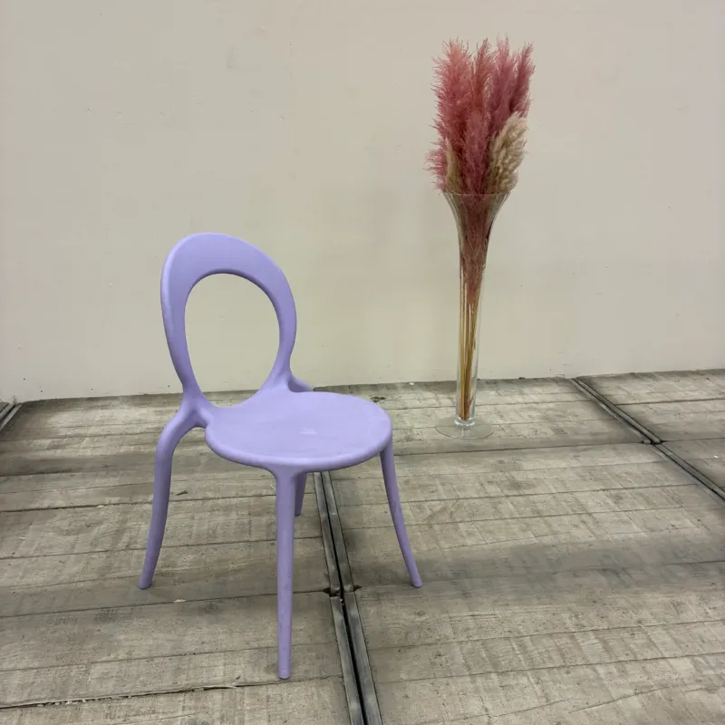 Kunststoffstuhl Design Monoblock Kunststoffstuhl Lila Flieder Stuhl Gebraucht