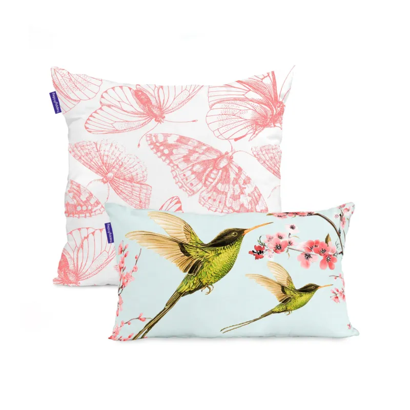Chinoiserie Funda de cojín 50x50 + 50x30 cm