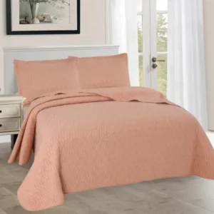DIAMOND SUNSET COTTON COVERLET SET