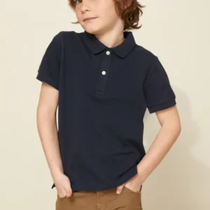 Jungen-Poloshirt – Bio-Baumwolle
