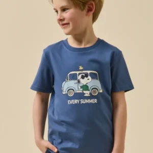 Kinder T-Shirt Cyrillus X PEANUTS™ – Snoopy-Kollektion