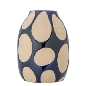 Vase „Zavien“ – Blaues Steingut
