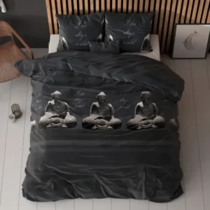 Buddha Bettbezug mit Kissenbezug