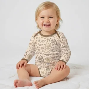 Child Of God Jesus Loves Me Bamboo Bodysuit