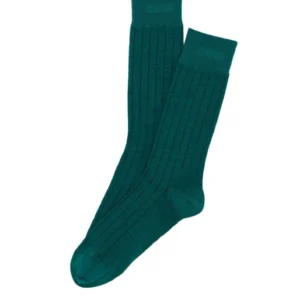 Chaussettes Homme Laine et Coton Green Vert 1
