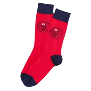 Chaussettes Homme Descente de lit Rouge ROUGE 1
