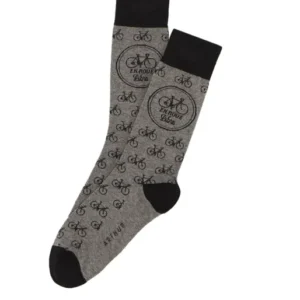 Chaussettes Homme Roue Libre Gris 3