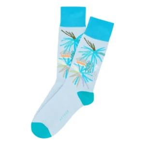 Chaussettes tropical Bleu 1