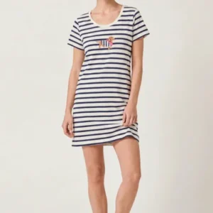 Chemise de nuit en jersey de coton - Tobbie