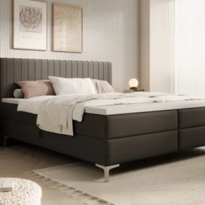 Boxspringbett Leona Kunstleder mit Stauraum