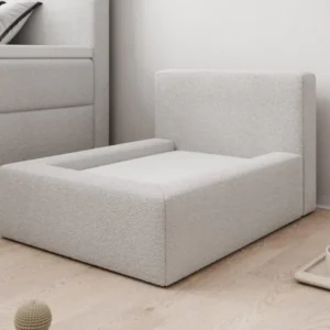 Hundebett LupoLounge 80 × 60 cm in Bouclé