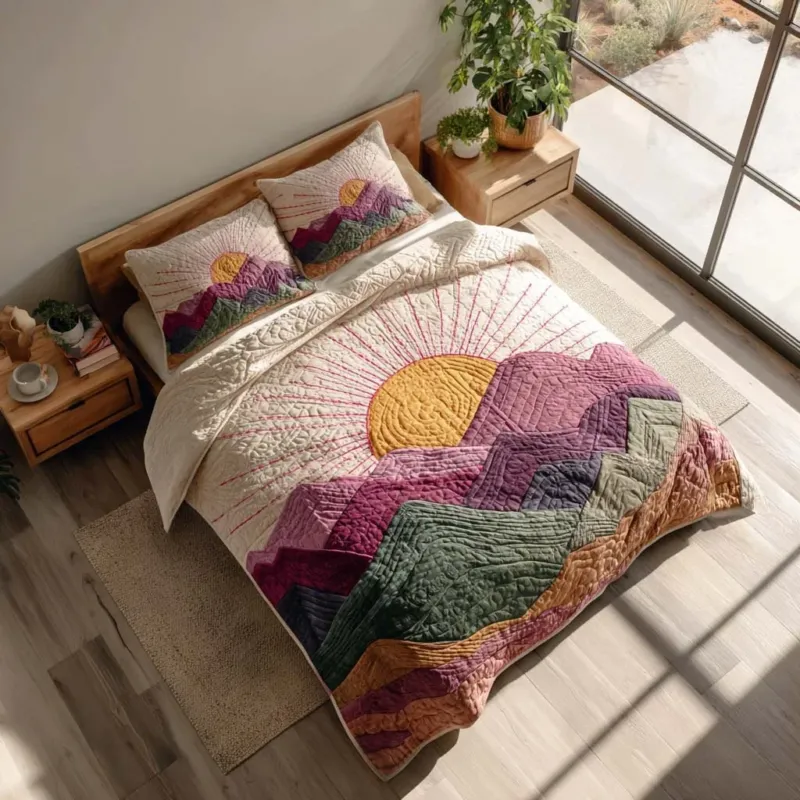 Bright Open Skies Bamboo Quilt Bedding Set