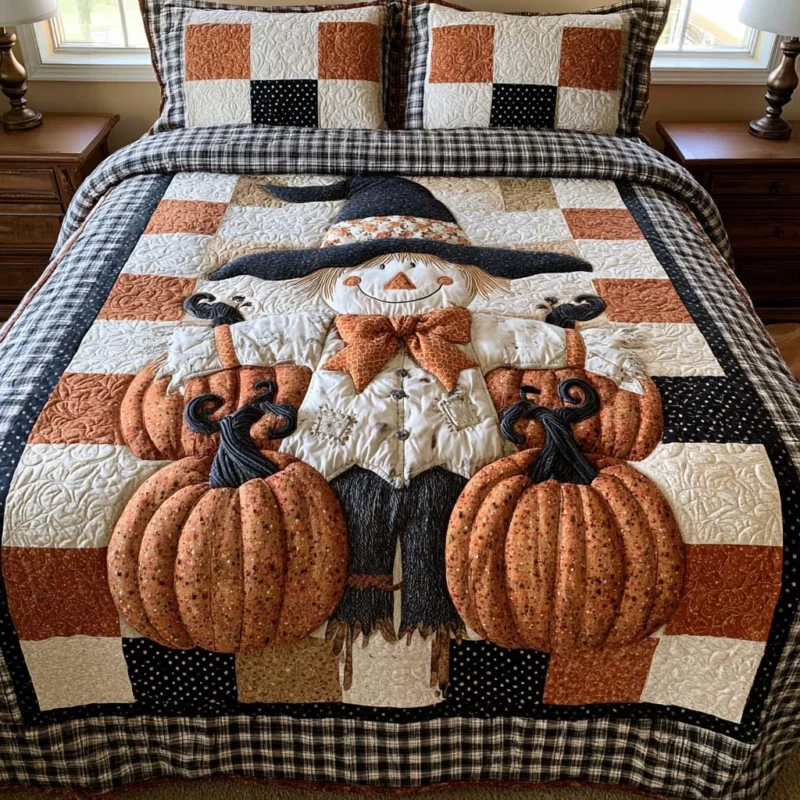 Country Autumn Bamboo Quilt Bedding Set