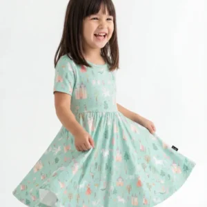 Cute Princess Castle Storybook Bamboo Twirl Dress
