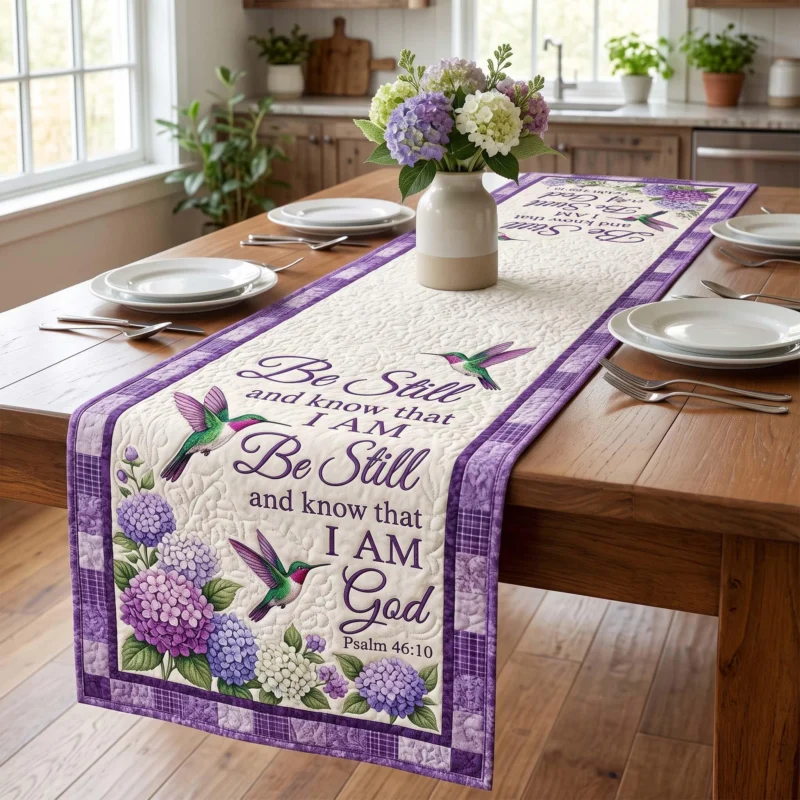 Divine Peace Within Quilt Table Runner
