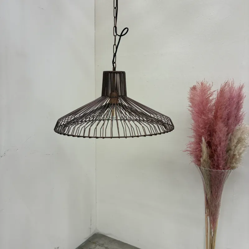 Light & Living Hängelampe Kasper 55cm Metall Kupfer Gebraucht