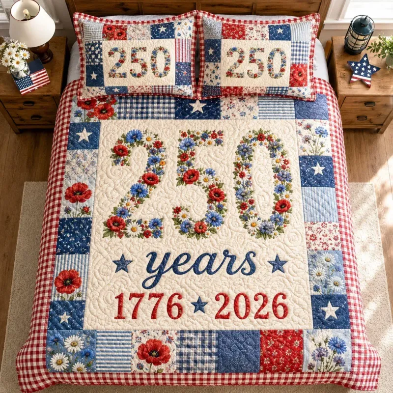 Freedom Glory Bamboo Quilt Bedding Set