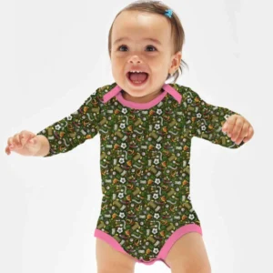 Green Soccer All-Star Bamboo Bodysuit