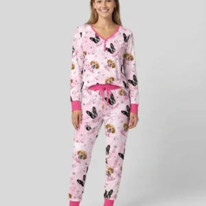 Personalized Family Matching Bamboo Women Pajama Set