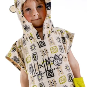 Poncho enfant 3 à 6 ans - Botswana / Vert