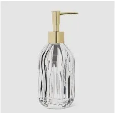 Soapy Fluted Soap or Lotion Pump Dispenser