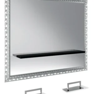 Salondesign24 Lila Frisörspiegel Queen plus