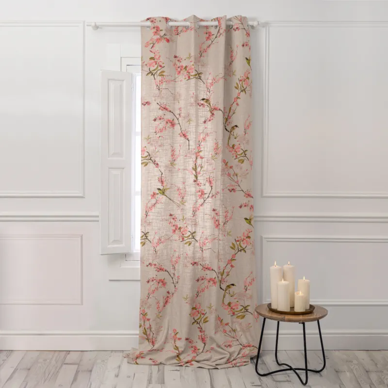 Chinoiserie Cortina lino 140x280 cm