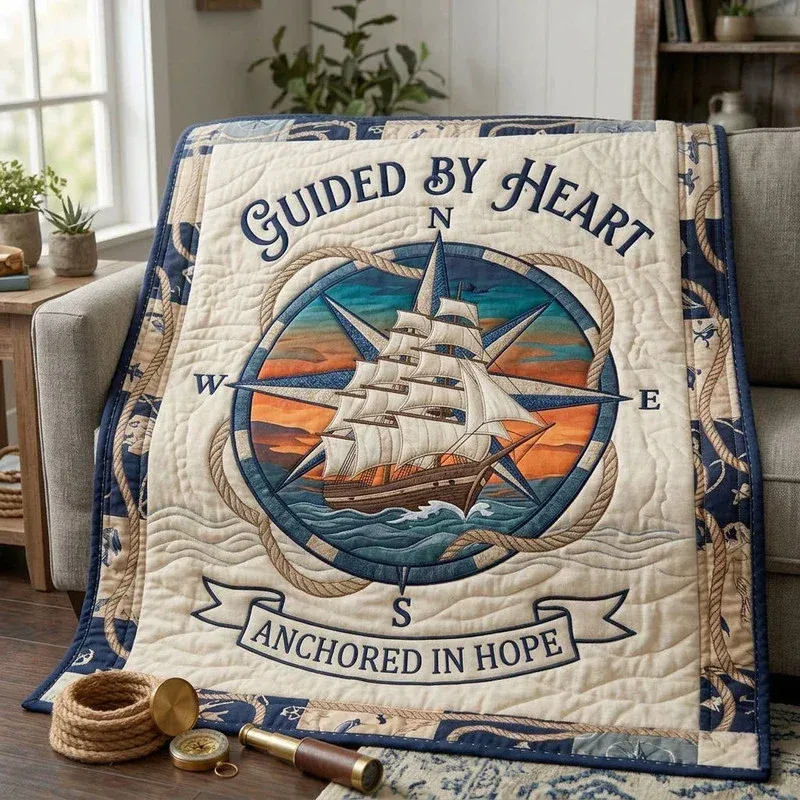 The Lighthouse Guides Bamboo Quilt Blanket