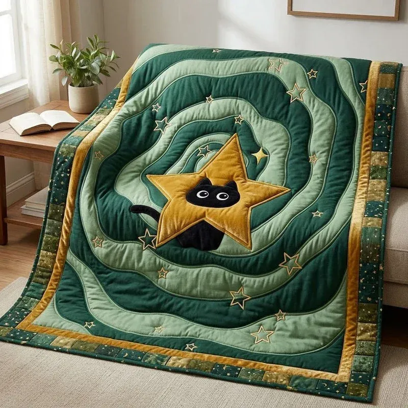 Twinkle Starry Paws Bamboo Quilt Blanket