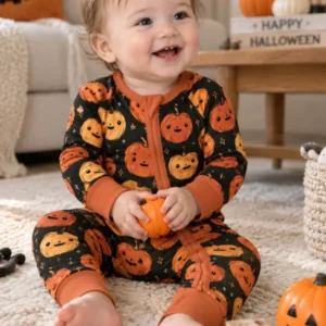 Vintage Pumpkin Night Bamboo Convertible Zippy