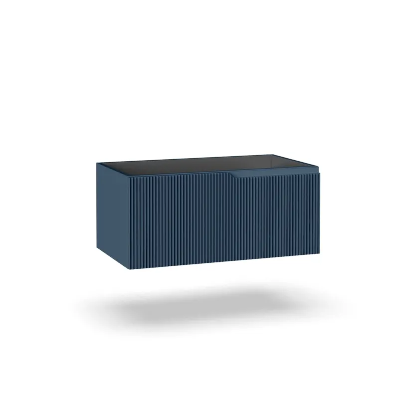 Base portalavabo 1 cestone ZIP blu