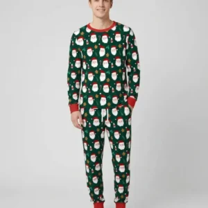 Christmas Sweet Santa Bamboo Men's Pajama Set