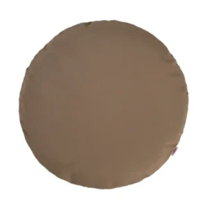 Kissenhülle rund ca. 40 cm Ø deep-taupe beties "Wunschton"